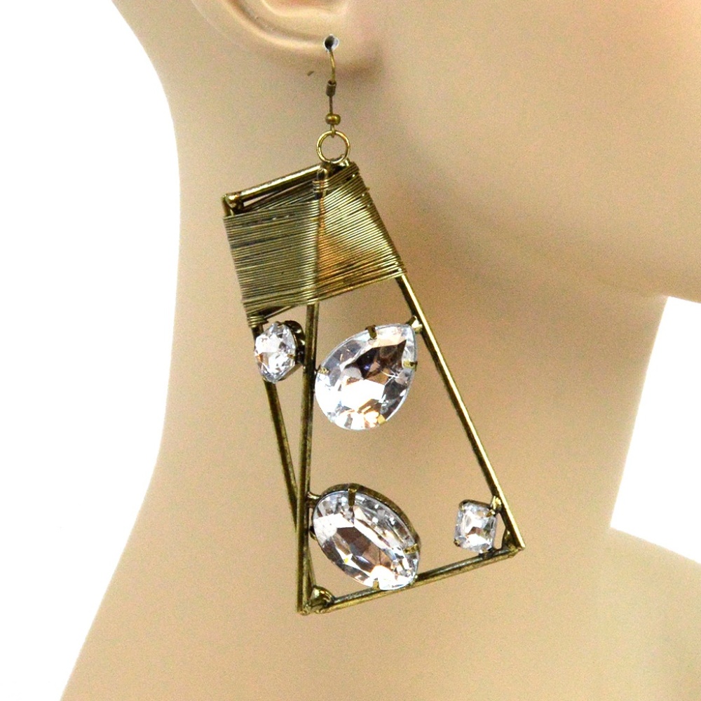"Geometrically Wired" Earrings